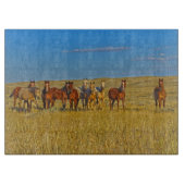 Curiositeitsplok voor paarden snijplank (Voorkant)