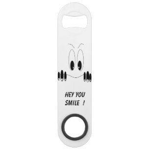 Curiosity Eyes Grappige Bar Key - Aangepaste tekst Speed Flessenopener