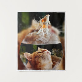 Curiosity in a Fishbowl – The Cat’s Dream Wandkleed