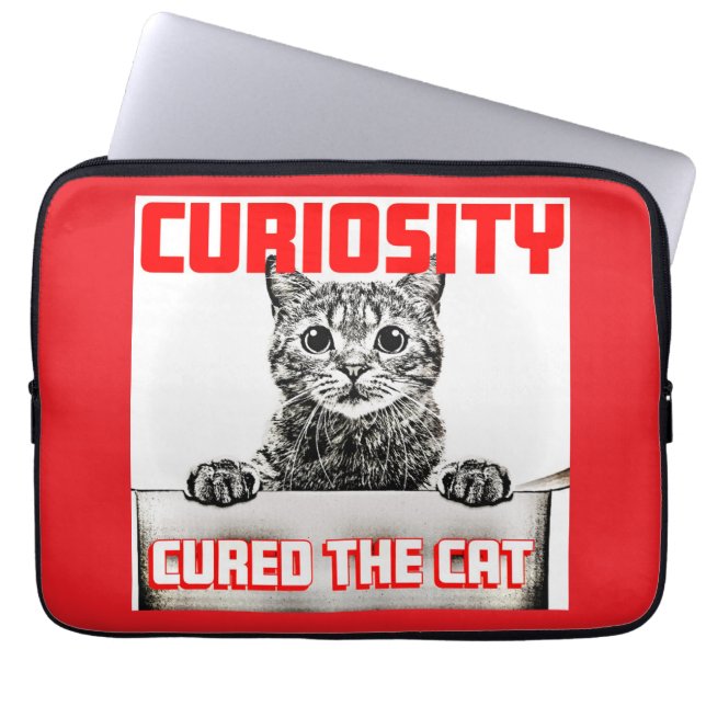 Curiosity-laptophoes Laptop Sleeve (Voorkant)
