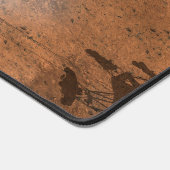 Curiosity Rover landt op het Marsoppervlak. Bureaumat (Hoek)