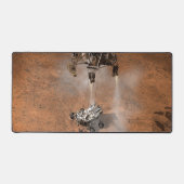 Curiosity Rover landt op het Marsoppervlak. Bureaumat (Voorkant)