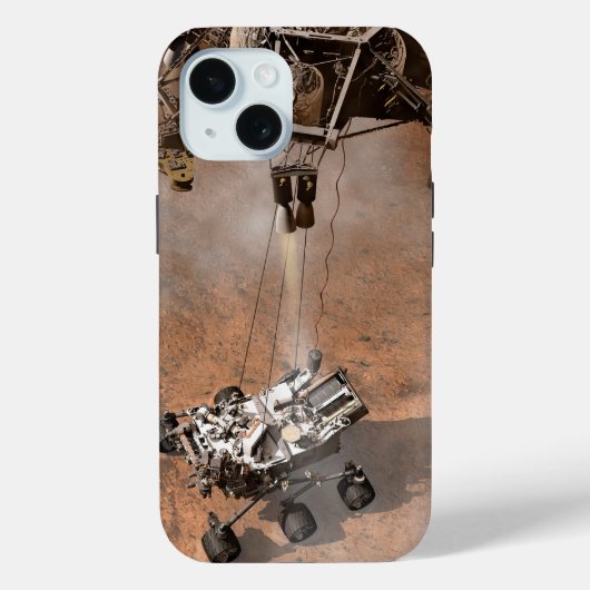 Curiosity Rover landt op het Marsoppervlak. Case-Mate iPhone Case (Achterkant)