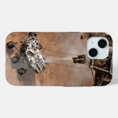 Curiosity Rover landt op het Marsoppervlak. Case-Mate iPhone Case (Achterkant (horizontaal))