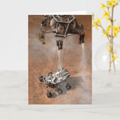 Curiosity Rover landt op het Marsoppervlak. Kaart (Gele Bloem)