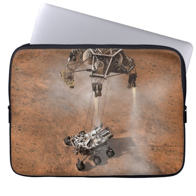 Curiosity Rover landt op het Marsoppervlak. Laptop Sleeve (Voorkant)