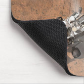 Curiosity Rover landt op het Marsoppervlak. Muismat (Hoek)