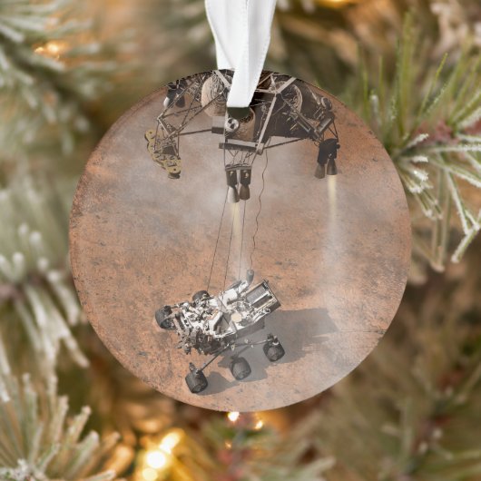 Curiosity Rover landt op het Marsoppervlak. Ornament (Boom)