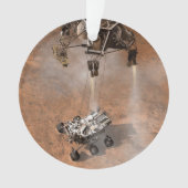 Curiosity Rover landt op het Marsoppervlak. Ornament (voorkant)