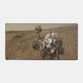 Curiosity Rover op het oppervlak van Mars. Bureaumat (Voorkant)