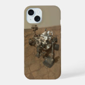 Curiosity Rover op het oppervlak van Mars. iPhone 15 Case (Achterkant)