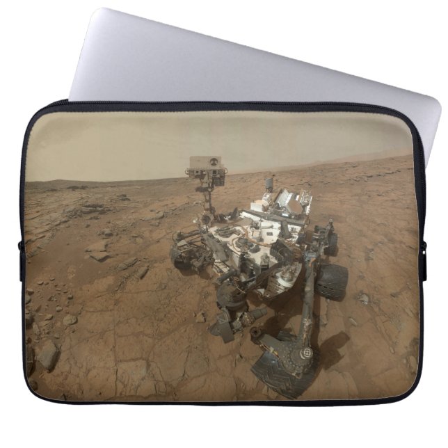 Curiosity Rover op het oppervlak van Mars. Laptop Sleeve (Voorkant)