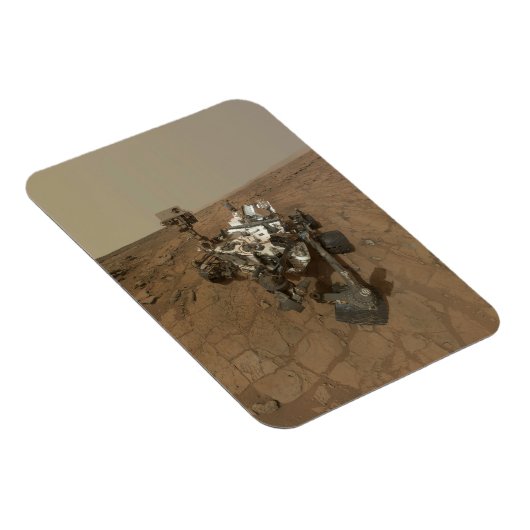 Curiosity Rover op het oppervlak van Mars. Magneet (Rechterzijde)