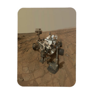 Curiosity Rover op het oppervlak van Mars. Magneet
