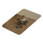 Curiosity Rover op het oppervlak van Mars. Magneet (Linkerzijde)