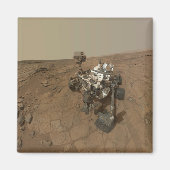 Curiosity Rover op het oppervlak van Mars. Magneet (Voorkant)