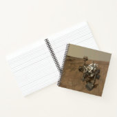 Curiosity Rover op het oppervlak van Mars. Notitieboek (Binnen)