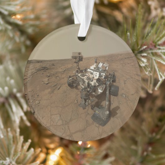 Curiosity Rover op het oppervlak van Mars. Ornament (Boom)