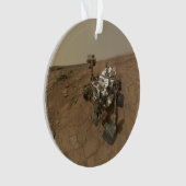 Curiosity Rover op het oppervlak van Mars. Ornament (voorkant)