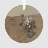 Curiosity Rover op het oppervlak van Mars. Ornament (achterkant)