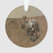 Curiosity Rover op het oppervlak van Mars. Ornament (voorkant)