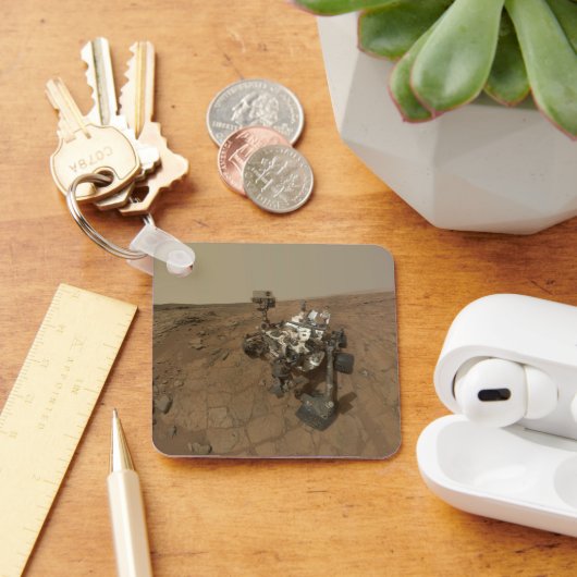 Curiosity Rover op het oppervlak van Mars. Sleutelhanger (Bureau)