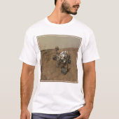 Curiosity Rover op het oppervlak van Mars. T-shirt (Voorkant)