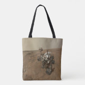 Curiosity Rover op het oppervlak van Mars. Tote Bag (Achterkant)