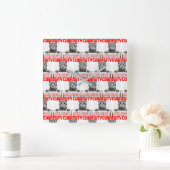 Curiosity Wall Clock Vierkante Klok (Huis)