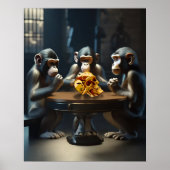 Curious Apes Poster (Voorkant)