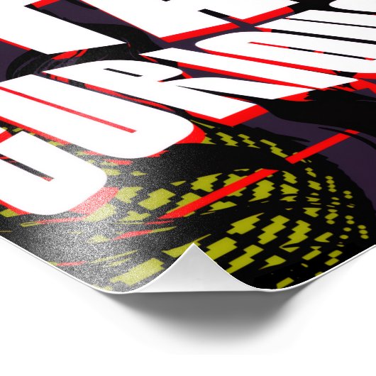 Curious Aura — Modern Minimal Poster (Hoek)