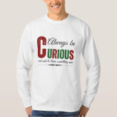 Curious B T-shirt (Voorkant)