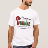 Curious B T-shirt (Voorkant)