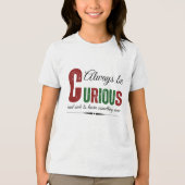 Curious B Tri-Blend Shirt (Voorkant)