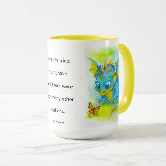 Curious Baby Dragon Mok (Voorkant rechts)