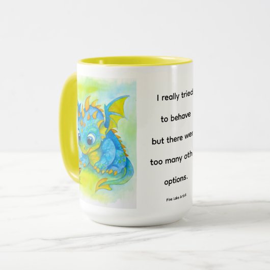 Curious Baby Dragon Mok (Voorkant links)