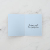 Curious Bearded Chicken Head Close-Up  Kaart (Binnen)