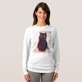 Curious Black Cat shirt