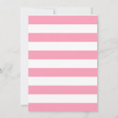 Curious Black Cat | Stripes | verjaardagsfeestje Kaart (Achterkant)