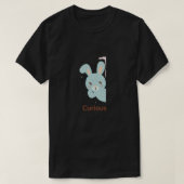 Curious Bunny – Pastel Character T-Shirt (Design voorkant)