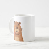 Curious Capybara Portrait Koffiemok (Voorkant links)