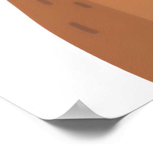 Curious Capybara Portrait Poster (Hoek)