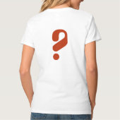 Curious Cartoon Dog on Blue - Speelse Huisdier T-shirt (Achterkant)