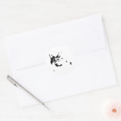 Curious Cat Vinyl Sticker (Envelop)