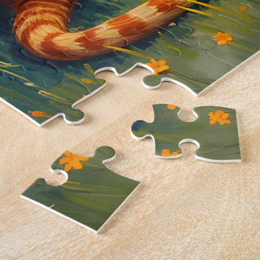 Curious Cats in the Garden Legpuzzel (Zijkant)