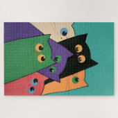 Curious Cats Legpuzzel (Horizontaal)