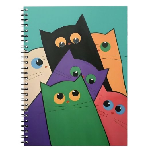 Curious Cats Notitieboek (Voorkant)