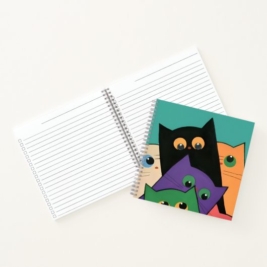 Curious Cats Notitieboek (Binnen)