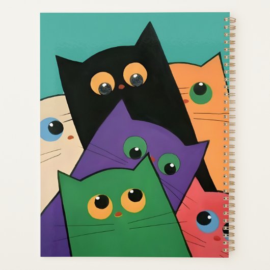 Curious Cats Planner (Achterkant)