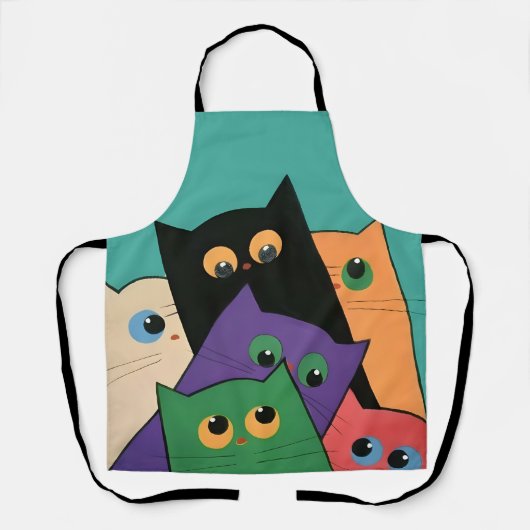 Curious Cats Schort (Voorkant)